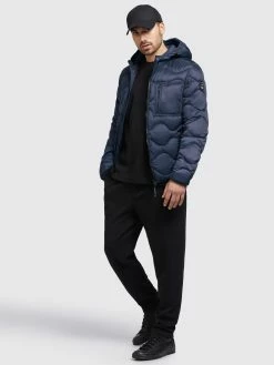 Khujo Vestes De Mi-saison Veste Mi-saison Remo Homme Bleu Foncé -Magasin de vêtements Khujo pas cher e822eceda07d31670fb71af7cd75b972