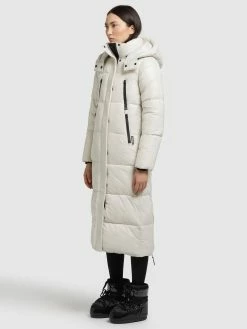 Khujo Manteaux Dhiver Manteau D’hiver Melona Femme Blanc Perle -Magasin de vêtements Khujo pas cher e82e69e1c97dabbbd880e74c9dab089b