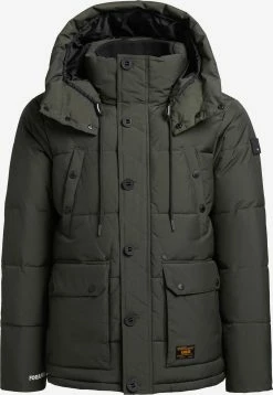 Khujo Vestes Dhiver Veste D’hiver Primero Homme Kaki