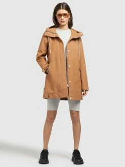 Khujo Manteaux De Mi-saison Manteau Mi-saison Artisa Femme Beige -Magasin de vêtements Khujo pas cher e8bf03abc0368c4c5f4bce597cd66481