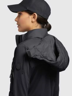 Khujo Vestes De Mi-saison Veste Mi-saison Dalis Matt Femme Noir -Magasin de vêtements Khujo pas cher e90eb4dc065dc3d8dd98c66443fac194