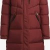 Khujo Manteaux Dhiver Manteau D’hiver SHIMANTA2 Femme Rouge Foncé -Magasin de vêtements Khujo pas cher e94d260e84fd262a955d2e51d4726ef7