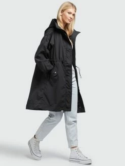 Khujo Manteaux De Mi-saison Manteau Mi-saison Silica Femme Noir -Magasin de vêtements Khujo pas cher eb99c253f2892e3bf265c7de1f10b2b7