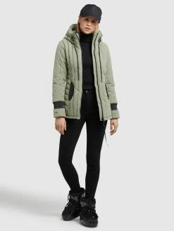 Khujo Vestes De Mi-saison Veste Mi-saison Tweety Femme Vert Pastel -Magasin de vêtements Khujo pas cher ec3e7147317d7a44afa2c60a30b83335