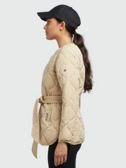 Khujo Vestes De Mi-saison Veste Mi-saison Yuna Femme Beige -Magasin de vêtements Khujo pas cher ec95743b443003f2681ac43a7bb4b511