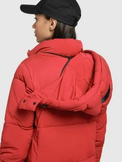 Khujo Manteaux De Mi-saison Manteau Mi-saison Melona Femme Rouge -Magasin de vêtements Khujo pas cher ed01329f40a62834d761b5085d275d2e