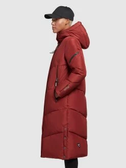 Khujo Manteaux De Mi-saison Manteau Mi-saison Femme Rouge Foncé -Magasin de vêtements Khujo pas cher ed424e8bb8f3c38865457684731e9483