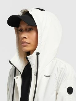 Khujo Manteaux De Mi-saison Manteau Mi-saison Games2 Femme Blanc -Magasin de vêtements Khujo pas cher efca547125f8b3b7f7044cab424efa2e