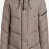 Khujo Vestes Dhiver Veste D’hiver Jordis 4 Femme Taupe -Magasin de vêtements Khujo pas cher f0cdcb41ea08a36550e62f50679cabce