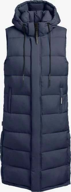 Khujo Vestes Sans Manches Gilet Tourin Femme Marine