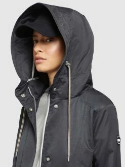 Khujo Parkas Parka Mi-saison ONDA2 Femme Gris Foncé -Magasin de vêtements Khujo pas cher f26cae291e4fb3dbe6f34fa3eba25f99