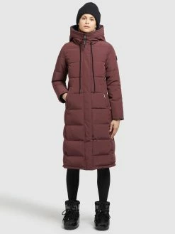 Khujo Manteaux Dhiver Manteau D’hiver Rugg Femme Rouge Carmin -Magasin de vêtements Khujo pas cher f3d686e3f63e2b499c8aa0dfb0bdad0e