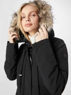 Khujo Manteaux Dhiver Manteau D’hiver Cloren Femme Noir -Magasin de vêtements Khujo pas cher f4246f99887e3ce71d82db6e0be72f0b