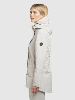 Khujo Vestes De Mi-saison Veste Mi-saison CAIMA Femme Gris Clair -Magasin de vêtements Khujo pas cher f581aa1dc0f47deb97f733f26f556532