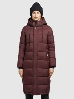 Khujo Manteaux Dhiver Manteau D’hiver Julina Femme Rouge Foncé -Magasin de vêtements Khujo pas cher f5f90b2c8e36fc1dc6961dc215829f2b