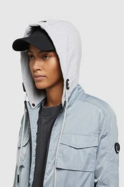 Khujo Vestes De Mi-saison Veste Mi-saison FLAMES Femme Bleu Clair -Magasin de vêtements Khujo pas cher f665d63f56125085e5cbf26149fae4d9