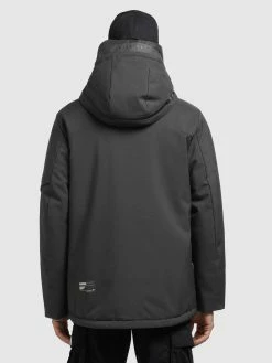 Khujo Vestes Dhiver Veste D’hiver Borrow Homme Gris Foncé -Magasin de vêtements Khujo pas cher f698fcaf5356042f246d9eb603e33206