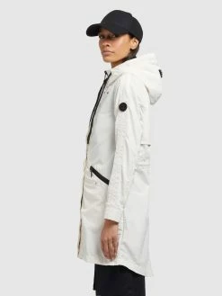 Khujo Manteaux De Mi-saison Manteau Mi-saison Games2 Femme Blanc -Magasin de vêtements Khujo pas cher f6f2b54626d7bf85d5989e7450c06570