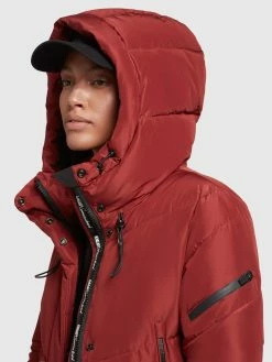 Khujo Manteaux De Mi-saison Manteau Mi-saison Femme Rouge Foncé -Magasin de vêtements Khujo pas cher f9801b64991d4d4d3d4383ebe6d27019