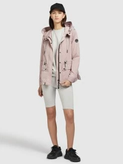 Khujo Vestes De Mi-saison Veste Mi-saison Debby Femme Rose -Magasin de vêtements Khujo pas cher fb3950ce54105790e914e0eeeb61a871