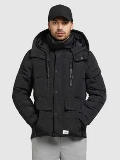 Khujo Vestes Dhiver Veste D’hiver Shinzo Homme Noir -Magasin de vêtements Khujo pas cher fb8152edbf295491f44c6a449ae5616b