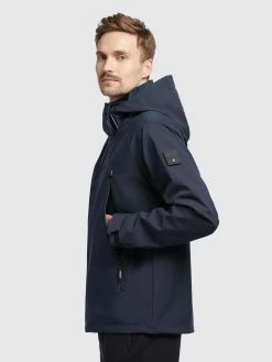 Khujo Vestes De Mi-saison Veste Mi-saison Adam Homme Bleu Marine -Magasin de vêtements Khujo pas cher fcab22341d0b991a33a7a66212d832a5
