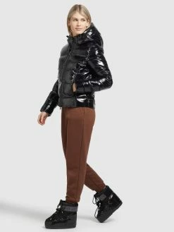 Khujo Vestes Dhiver Veste D’hiver Fala Femme Noir -Magasin de vêtements Khujo pas cher fcb3767ea261a5477a1325f7f3421492