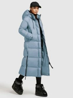 Khujo Manteaux Dhiver Manteau D’hiver Femme Bleu Clair -Magasin de vêtements Khujo pas cher fdfd0dae75918a9763921addc0d7cb22