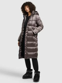 Khujo Manteaux Dhiver Manteau D’hiver Julina Femme Taupe -Magasin de vêtements Khujo pas cher fe0446afb6d3d4fc2b8e48a5e58e08d7