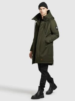 Khujo Manteaux Dhiver Manteau D’hiver Tuck Homme Olive -Magasin de vêtements Khujo pas cher fecbbcbea73139be555c0a168afff47e