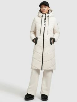 Khujo Manteaux Dhiver Manteau D’hiver Aribay 3 Femme Blanc Cassé -Magasin de vêtements Khujo pas cher ff4905930541926c8748374b0e223c8f