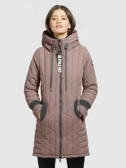 Khujo Manteaux De Mi-saison Manteau Mi-saison Jerry Femme Violet Clair -Magasin de vêtements Khujo pas cher ff94939e0bbde8f6da66f0a8c193fd7a