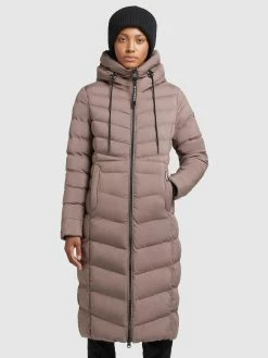 Khujo Manteaux Dhiver Manteau D’hiver Ingram2 Femme Taupe -Magasin de vêtements Khujo pas cher ffd8906e335440213963d3eae819d487